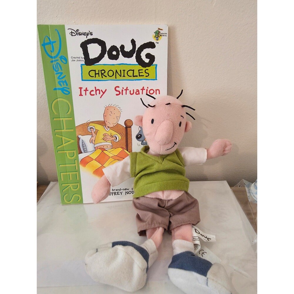 Disney doug plush and book